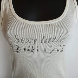 Victoria's Secret Sexy Little Bride Large Tank Top